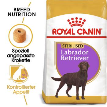 ROYAL CANIN Labrador Retriever Adult Sterilised Trockenfutter für kastrierte Hunde