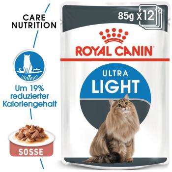 ROYAL CANIN LIGHT WEIGHT CARE in Soße Nassfutter für zu Übergewicht neigenden Katzen