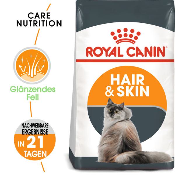 ROYAL CANIN Hair & Skin Care Katzenfutter trocken für gesundes Fell