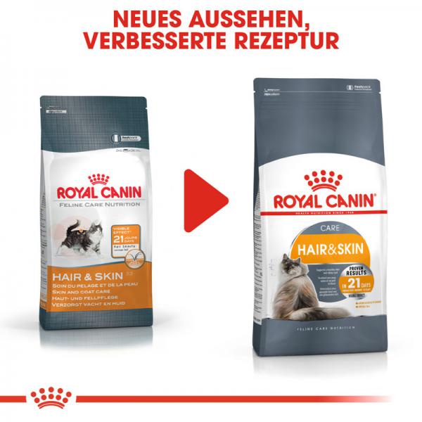 ROYAL CANIN Hair & Skin Care Katzenfutter trocken für gesundes Fell