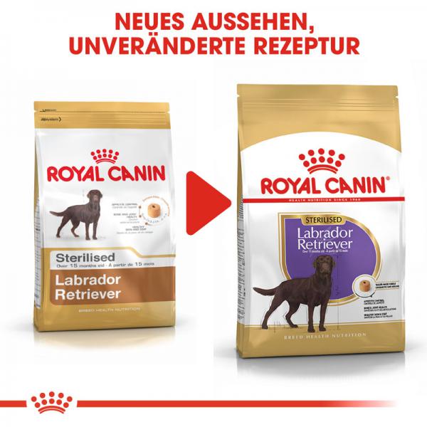 ROYAL CANIN Labrador Retriever Adult Sterilised Trockenfutter für kastrierte Hunde