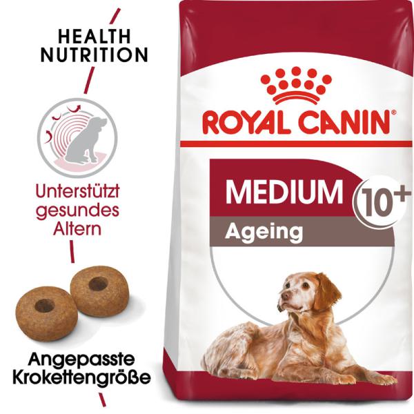 ROYAL CANIN MEDIUM Ageing 10+ Trockenfutter für ältere mittelgroße Hunde