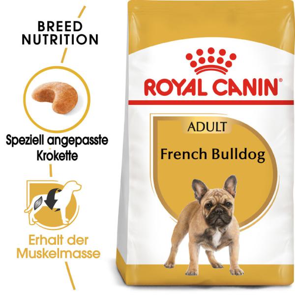 ROYAL CANIN French Bulldog Adult Hundefutter trocken für Französische Bulldoggen