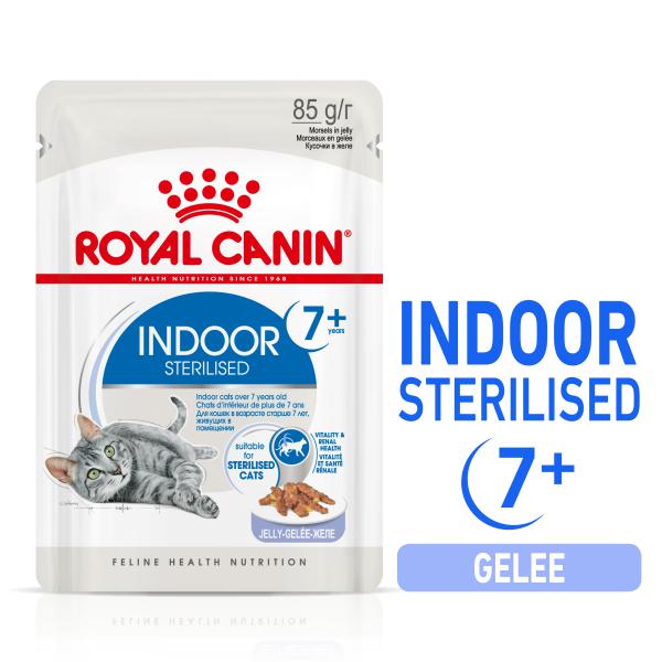 ROYAL CANIN INDOOR 7+ Sterilised in Gelee