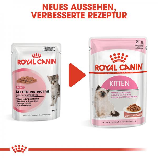 ROYAL CANIN KITTEN Nassfutter in Soße für Kätzchen