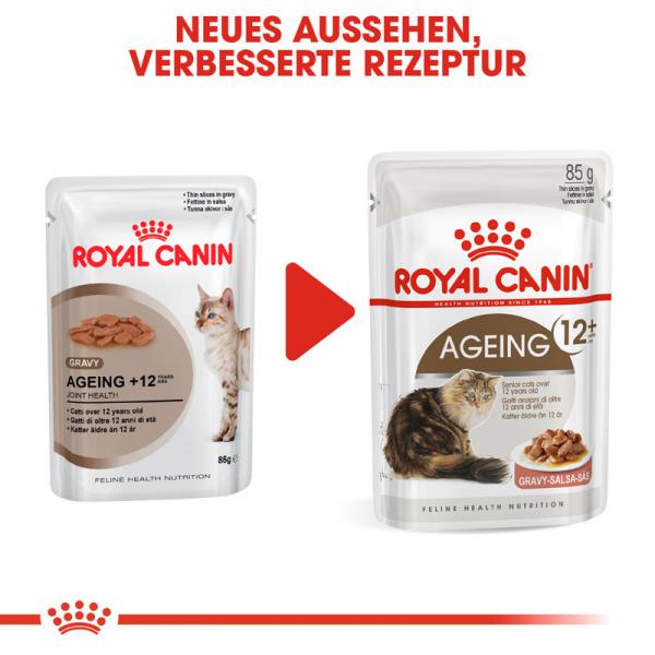 ROYAL CANIN AGEING 12+ in Soße Nassfutter für ältere Katzen